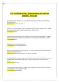 ASE Certification Study Guide Questions and Answers 2026&sol;2027 &vert; A&plus; Grade Automotive Technician Exam Prep