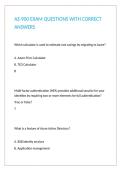 AZ-900 EXAM QUESTIONS WITH CORRECT ANSWERS 