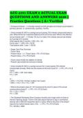 ACG 4101 EXAM 2 ACTUAL EXAM&NewLine;QUESTIONS AND ANSWERS 2026 &vert;&NewLine;Practice Questions &vert; A&plus; Verified