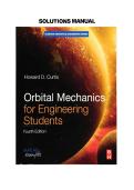 SOLUTION MANUAL&colon; Orbital Mechanics for Engineering Students &lpar;4th Edition&rpar; by Howard Curtis