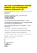 CBP EXAM 5 QUESTIONS WITH VERIFIED&NewLine;ANSWERS 2026 &vert; Latest Essential&NewLine;Questions & Rationales &vert; A&plus;