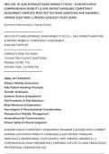 HESI LPN-TO-ADN ENTRANCE EXAM MOBILITY FOCUS &ndash; ELSEVIER EVOLVE&NewLine;COMPREHENSIVE MOBILITY & SAFE PATIENT HANDLING COMPETENCY&NewLine;ASSESSMENT COMPLETE PRACTICE TEST BANK QUESTIONS AND ANSWERS &vert;&NewLine;VERIFIED SOLUTIONS &vert; UPDATED 2026&sol;2027 STUDY GUIDE