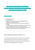 BIOD101 Module 1 Essential Biology I w&sol;Lab Actual Exam 2025&sol;2026&colon; Complete Exam-Style Questions with Detailed Rationales &vert; 100&percnt; Verified &vert; Pass Guaranteed &ndash; A&plus; Graded