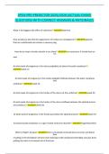 APEA Pre-Predictor Exam &vert; Practice Questions & Answers with Rationales &vert; NP Certification Review