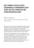 EPIC TRAINING COG170 COGITO&NewLine;FUNDAMENTALS COMPREHENSIVE EXAM&NewLine;SCRIPT 2026 FULL WORKFLOW AND&NewLine;SYSTEM NAVIGATION GUIDE