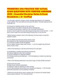 PROMETRIC CNA PRACTICE TEST ACTUAL&NewLine;EXAM QUESTIONS WITH VERIFIED ANSWERS&NewLine;2026 &vert; Essential Revision Notes & Exam&NewLine;Breakdown &vert; A&plus; Verified