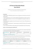 ATI Fluid and Electrolytes Module Exam Review &lpar;2026&sol;2027 Edition&rpar; &ndash; Elsevier ATI Content Mastery Series&reg; &vert; NGN-Integrated Practice Questions with Correct Answers and Rationales