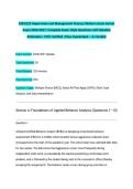 EDF6224 Supervision and Management Fluency Midterm Exam Actual Exam 2026&sol;2027&colon; Complete Exam-Style Questions with Detailed Rationales &vert; 100&percnt; Verified &vert; Pass Guaranteed &ndash; A&plus; Graded