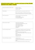 LINUX Chapter 1&comma;2&comma;3 ACTUAL UPDATED QUESTIONS AND CORRECT ANSWERS 