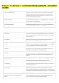 IT 244 Midterm ACTUAL UPDATED QUESTIONS AND CORRECT &NewLine;ANSWERS 
