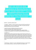 NUR 104&sol; NUR104 HESI &ndash; Foundations of Nursing Review V1 ACTUAL EXAM 2026&sol;2027 &vert; Version 1 &vert; HESI Foundations Review &vert; Verified Q&A &vert; Pass Guaranteed - A&plus; Graded