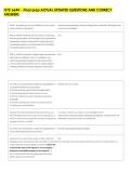 Operating Systems and You&colon; Process Management Quiz ACTUAL UPDATED &NewLine;QUESTIONS AND CORRECT ANSWERS 