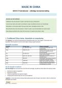 Samenvatting Geschiedenis &vert; Made in China &vert; HAVO 4 &vert; 2025&sol;26