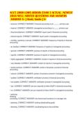 ACCT 2000 LOWE-ARDOIN EXAM 3 ACTUAL &sol;NEWEST&NewLine;2026 WELL SORTED QUESTIONS AND ANSWERS&NewLine;&sol;GRADED A&plus; &vert; Study Guide &vert; A&plus;&NewLine;