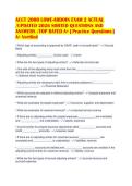 ACCT 2000 LOWE-ARDOIN EXAM 2 ACTUAL&NewLine;&sol;UPDATED 2026 SORTED QUESTIONS AND&NewLine;ANSWERS &sol;TOP RATED A&plus; &vert; Practice Questions &vert;&NewLine;A&plus; Verified