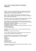 KLETC TEST 5 QUESTIONS WITH VERIFIED ANSWERS