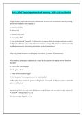 RMA AMT Exam Questions And Answers - 100&percnt; Correct Review