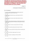 Test Bank &ndash; Financial Accounting for Managers&comma; 1st Edition &ndash; Wayne Thomas&comma; David Spiceland&comma; & Mark Nelson &ndash; ISBN 9781260786521 &lpar;Full Chapters 1&ndash;12 Covered&rpar; A&plus; Rated