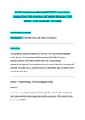 ATI RN Comprehensive Predictor 2026&sol;2027 Actual Exam &ndash; Complete Exam-Style Questions with Detailed Rationales &vert; 100&percnt; Verified &ndash; Pass Guaranteed &ndash; A&plus; Graded
