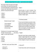 AMT MLT EXAM PRACTICE GUIDE - QUESTIONS AND ANSWERS