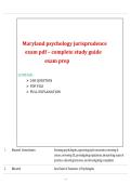 JURISPRUDENCE &vert;&vert;MARYLAND PSYCHOLOGY 2026 UPLOAD-PDF