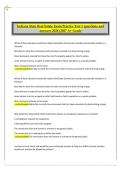Indiana State Real Estate Exam Practice Test 1 questions and &NewLine;answers 20262027 A&plus; Grade