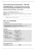 Samenvatting Financieel Management HBO UITGEBREID 2026 &plus; 25 Oefenvragen - Jaarrekening Balans Ratio-analyse Liquiditeit Solvabiliteit NCW IRR Hefboomeffect Werkkapitaal Break-even 35&plus; Pagina's