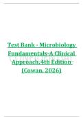 OSX MICROBIOLOGY FUNDAMENTAL FOR CLINICAL APPROACH 4th EDITION NEWEST VERSION 2026 UPLOAD