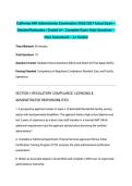 California ARF Administrator Examination 2026&sol;2027 Actual Exam &ndash; Detailed Rationales &vert; Graded A&plus; &vert; Complete Exam-Style Questions &ndash; Pass Guaranteed &ndash; A&plus; Graded