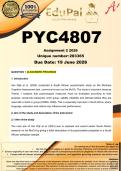 PYC4807 Assignment 2 &lpar;COMPLETE ANSWERS&rpar; 2026 - DUE 19 June 2026