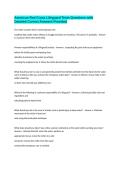 American Red Cross Lifeguard Tests Questions with Detailed Correct Answers Provided