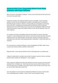 American Red Cross Lifeguarding Written Exam Study Questions with Expert Solutions