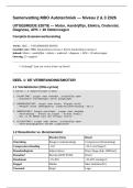 Samenvatting MBO Autotechniek 2026 &plus; 20 Oefenvragen - Viertaktmotor Diesel Benzine Turbo Koppeling Versnellingsbak Elektra Sensoren ECU OBD ABS ESP Banden APK 25&plus; Pagina's