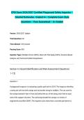 CPSI Exam 2026&sol;2027 Certified Playground Safety Inspector &ndash; Detailed Rationales &vert; Graded A&plus; &vert; Complete Exam-Style Questions &ndash; Pass Guaranteed &ndash; A&plus; Graded