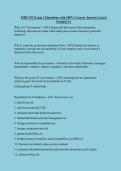 ISDS 351 Exam 2 Questions with 100&percnt; Correct Answers Latest Graded A&plus;