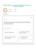 NURS 251 Pharm - Exam 5 Questions with 100&percnt; Verified Answers Complete UPDATED&excl;&excl;&excl;&period;