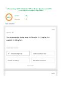 Pharmacology NURS 251 Module 10 Exam Review Questions with 100&percnt; Verified Answers Complete UPDATED&excl;&excl;&excl;&period;