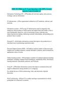 ISDS 351 Midterm &num;1 Exam Questions with 100&percnt; Correct Answers Latest Graded A&plus;