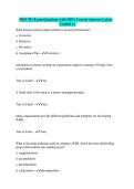 ISDS 351 Exam Questions with 100&percnt; Correct Answers Latest Graded A&plus;