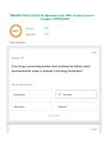 PHARM FINAL EXAM M1 Questions with 100&percnt; Verified Answers Complete UPDATED&excl;&excl;&excl;&excl;&period;