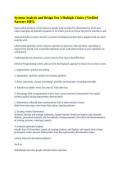 Systems Analysis and Design Test 3 Multiple Choice &vert;&vert; Verified Answers 100&percnt;&period;