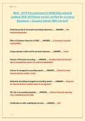 WGU - D774 Pre-assessment 2 EXAM fully solved & &NewLine;updated 2026-2027&lpar;latest version verified for accuracy&rpar; &NewLine;&lpar;Questions &plus; Answers&rpar; Solved 100&percnt; Correct&excl;&excl; 