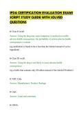 IFDA CERTIFICATION EVALUATION EXAMS&NewLine;SCRIPT STUDY GUIDE WITH SOLVED&NewLine;QUESTIONS&NewLine;
