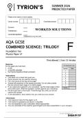 AQA GCSE June 2026 Combined Science Physics Paper 5F Predicted Solved Paper