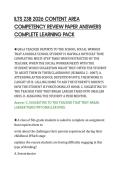ILTS 238 2026 CONTENT AREA&NewLine;COMPETENCY REVIEW PAPER ANSWERS&NewLine;COMPLETE LEARNING PACK