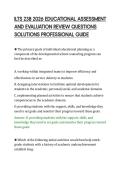 ILTS 238 2026 EDUCATIONAL ASSESSMENT&NewLine;AND EVALUATION REVIEW QUESTIONS&NewLine;SOLUTIONS PROFESSIONAL GUIDE