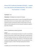 Missouri POST Certification Examination 2026&sol;2027 &ndash; Complete Exam-Style Questions with Detailed Rationales &vert; 100&percnt; Verified &ndash; Pass Guaranteed &ndash; A&plus; Graded