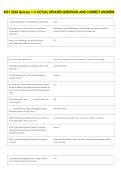 INSY 3330 Quizzes 1-5 ACTUAL UPDATED QUESTIONS AND CORRECT ANSWERS 