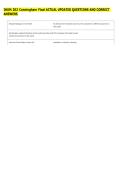 IHUM 202 Cunningham Final ACTUAL UPDATED QUESTIONS AND CORRECT &NewLine;ANSWERS