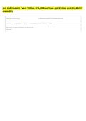 IDIS 240 EXAM 3 EVAN VESTAL UPDATED ACTUAL QUESTIONS AND CORRECT &NewLine;ANSWERS 